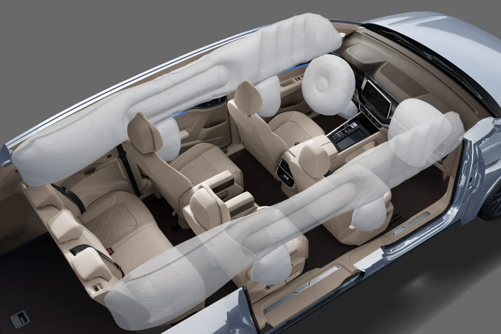Sơ đồ 9 túi khí Volkswagen Viloran Luxury